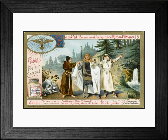 Framed Print : Parsifal - Liebig 5 Framed Print : Parsifal - Liebig 5