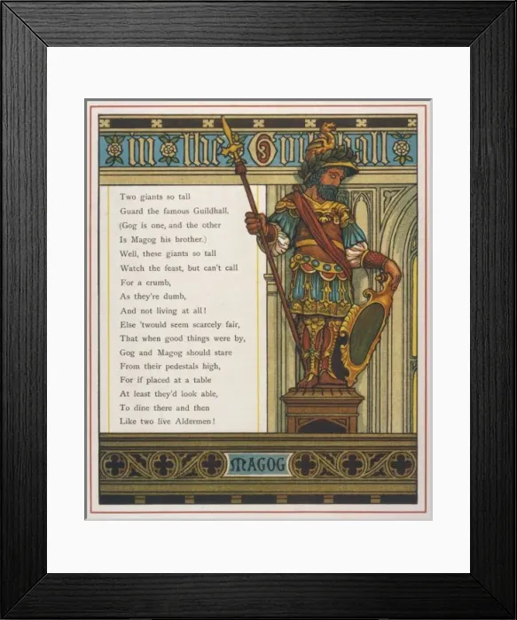 Framed Print : Guildhall / Magog 1883 Framed Print : Guildhall / Magog 1883