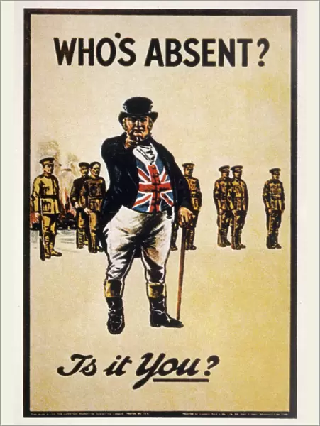 Whos Absent; Wwi Poster