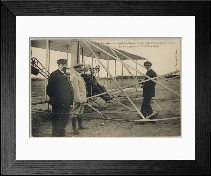Framed Print : Wright Plane 1908 Framed Print : Wright Plane 1908