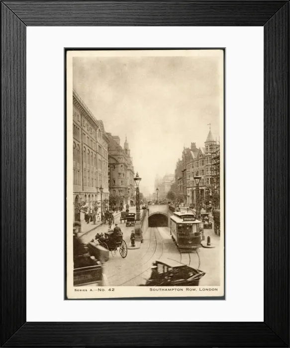 Framed Print : Southampton Row C1905 Framed Print : Southampton Row C1905