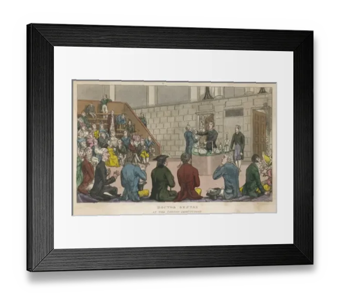 Framed Print : London Institution 1820 Framed Print : London Institution 1820