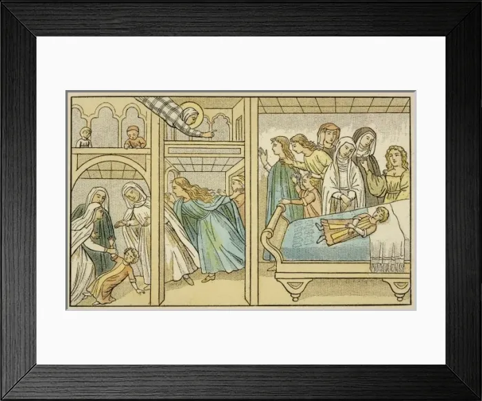 Framed Print : Child Restored to Life Framed Print : Child Restored to Life