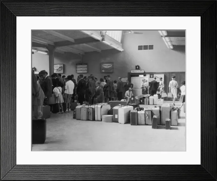 Framed Print : Customs at Heathrow Framed Print : Customs at Heathrow