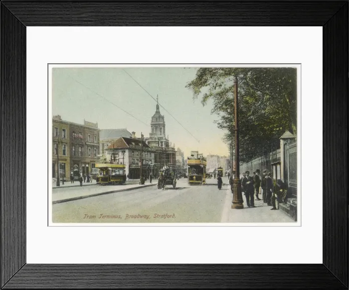 Framed Print : Stratford / Tram Terminus Framed Print : Stratford / Tram Terminus