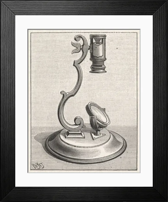 Framed Print : Bakers Mounted Lens Framed Print : Bakers Mounted Lens