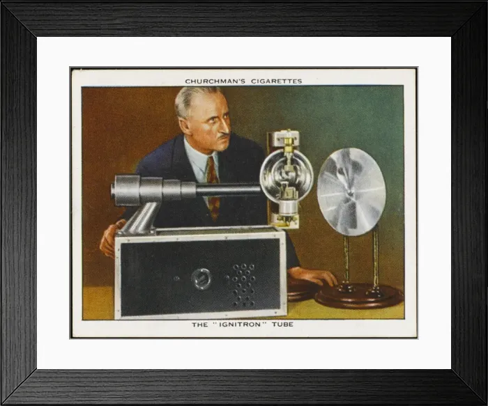 Framed Print : Ignitron Device C1936 Framed Print : Ignitron Device C1936