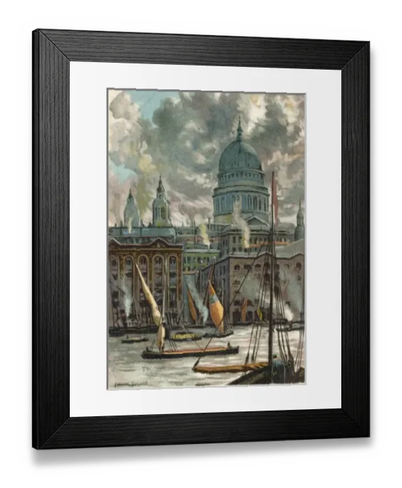 Framed Print : St Pauls (Scallan)