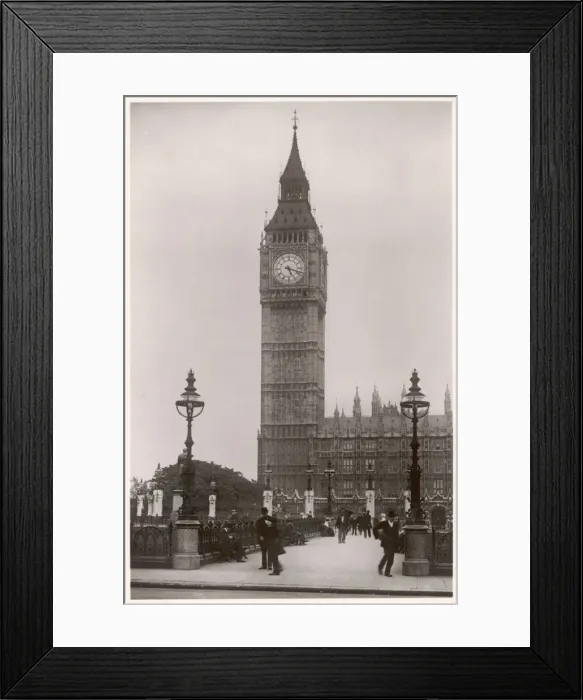 Framed Print : Parliament / Big Ben 1920S Framed Print : Parliament / Big Ben 1920S