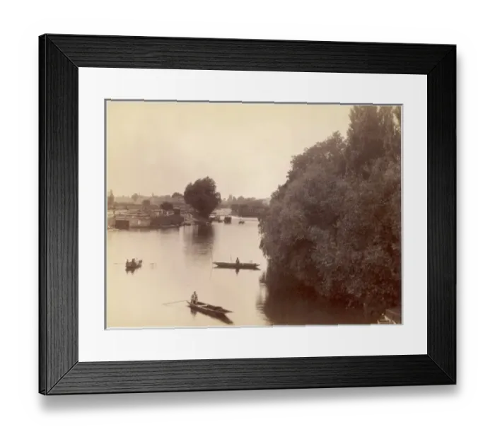 Framed Print : Thames / Hampton C1890 Framed Print : Thames / Hampton C1890