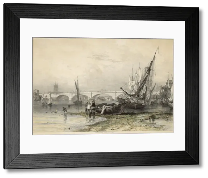 Framed Print : London Bridge / 1832 Framed Print : London Bridge / 1832