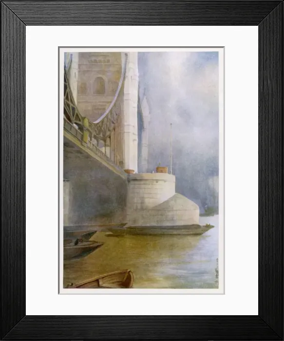 Framed Print : Tower Bridge 1914 Framed Print : Tower Bridge 1914
