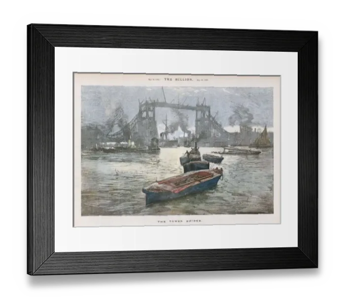Framed Print : Tower Bridge / Constructed Framed Print : Tower Bridge / Constructed