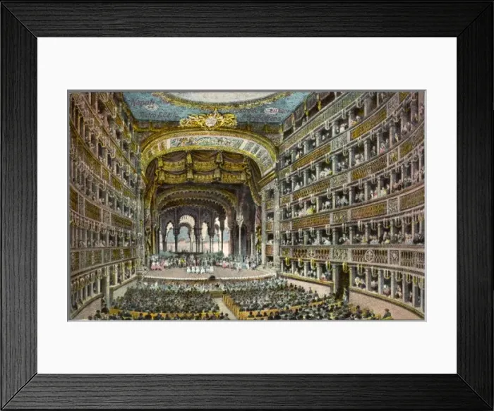 Framed Print : San Carlo, Napolo Framed Print : San Carlo, Napolo
