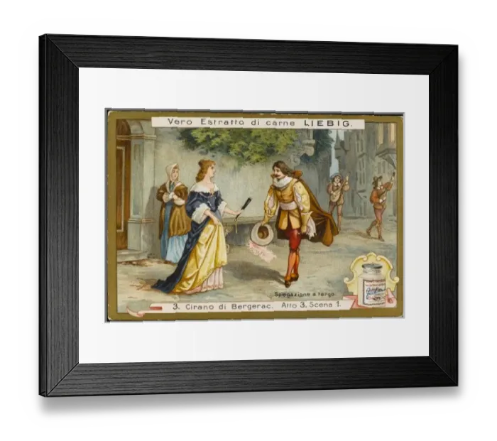 Framed Print : Cyrano / Liebig 3 Framed Print : Cyrano / Liebig 3