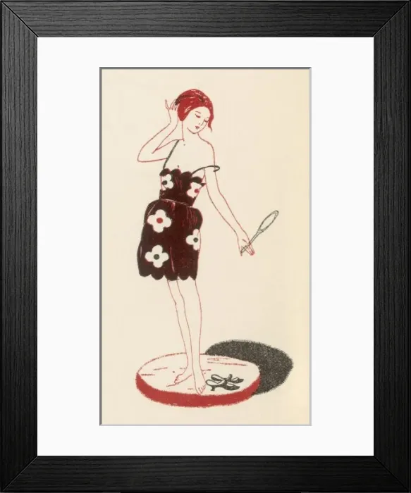 Framed Print : Cami-Knickers / Bon Ton Framed Print : Cami-Knickers / Bon Ton