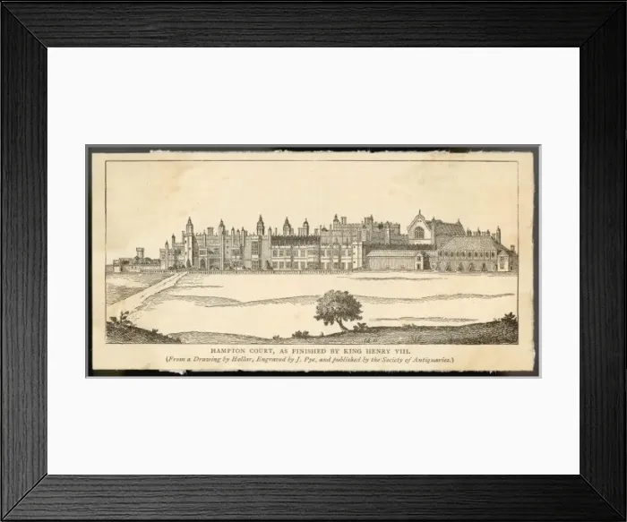Framed Print : Hampton Court C16 Eng Framed Print : Hampton Court C16 Eng