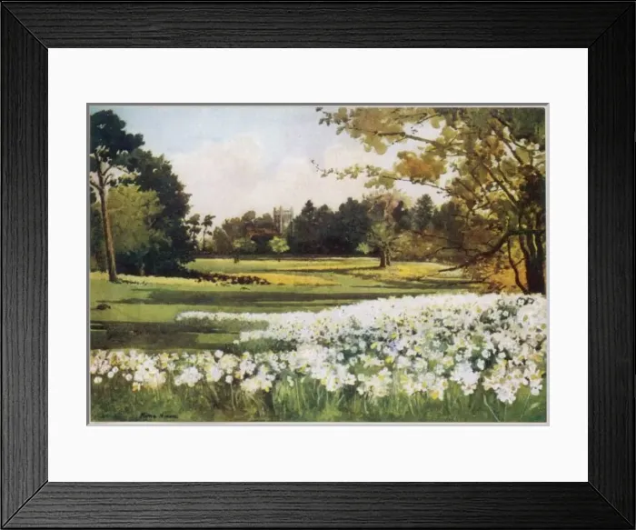 Framed Print : Sandringham / Church 1916 Framed Print : Sandringham / Church 1916