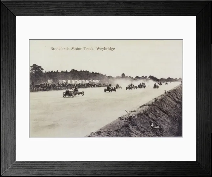 Framed Print : Brooklands Motor Racing Framed Print : Brooklands Motor Racing