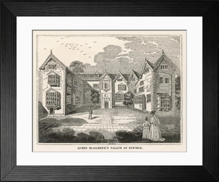 Framed Print : Enfield Palace / I Dodd Framed Print : Enfield Palace / I Dodd