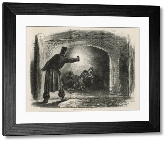Framed Print : Street Arabs / Adelphi 19C Framed Print : Street Arabs / Adelphi 19C