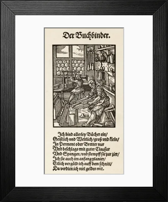 Framed Print : Book Binder (Amman) Framed Print : Book Binder (Amman)