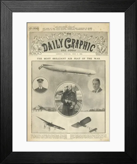 Framed Print : DAILY GRAPHIC 1915 Framed Print : DAILY GRAPHIC 1915
