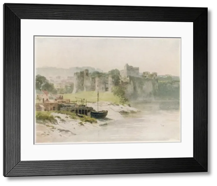 Framed Print : Chepstow Castle C1910 Framed Print : Chepstow Castle C1910