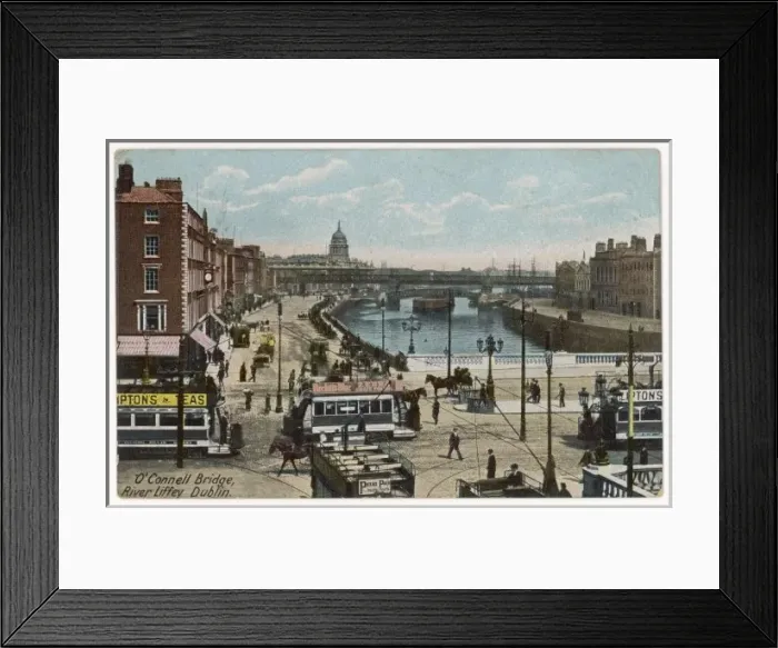 Framed Print : O connell Bridge / Dublin Framed Print : O connell Bridge / Dublin