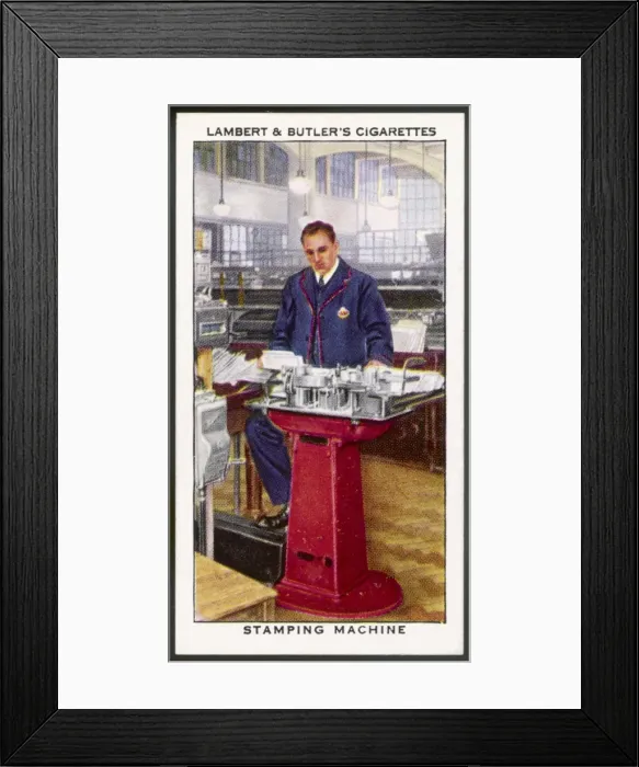 Framed Print : Gpo Postmark Stamping Framed Print : Gpo Postmark Stamping