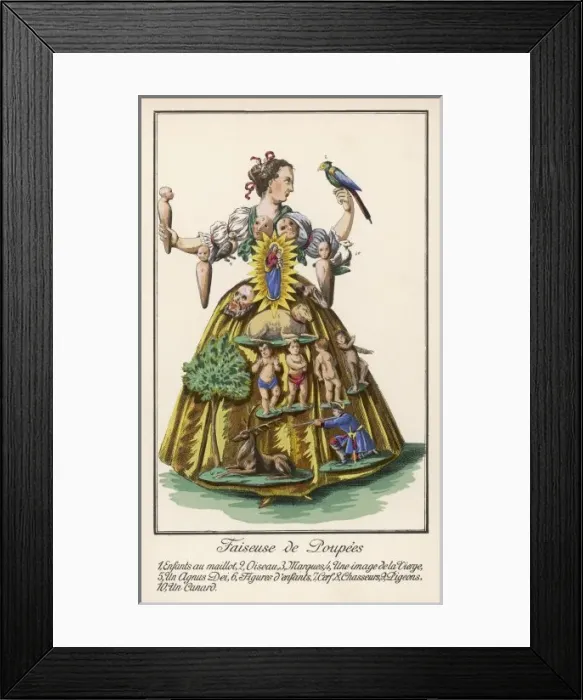 Framed Print : The Dollmaker (Female) Framed Print : The Dollmaker (Female)