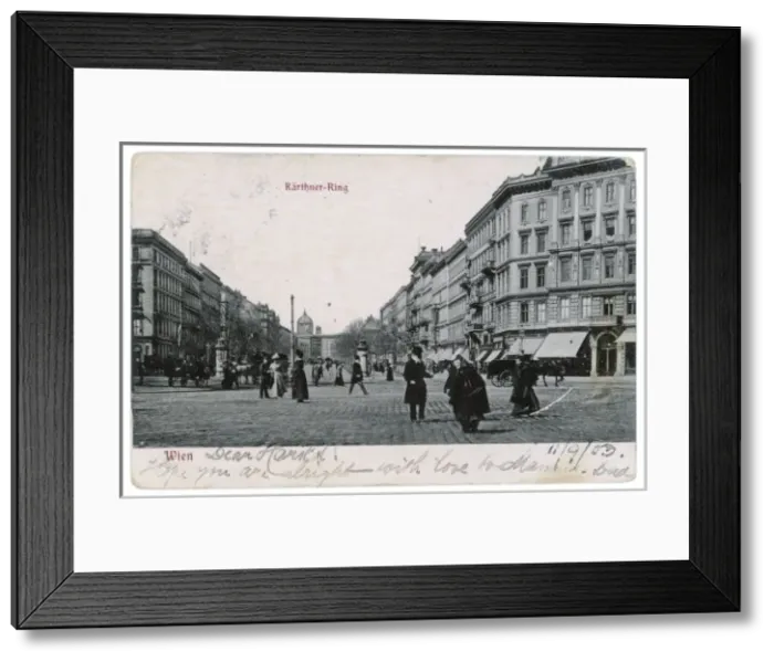 Framed Print : Vienna / Karthner-Ring Framed Print : Vienna / Karthner-Ring