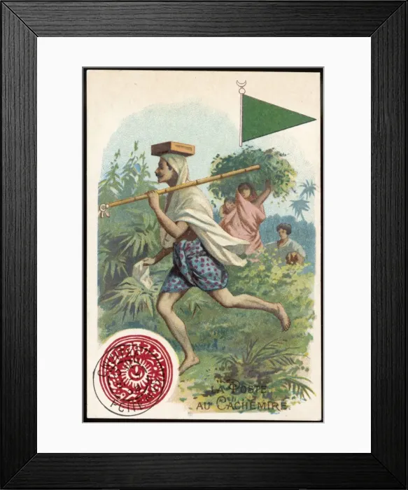 Framed Print : Kashmiri Postman Framed Print : Kashmiri Postman