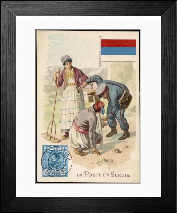 Framed Print : Serbian Postman Framed Print : Serbian Postman