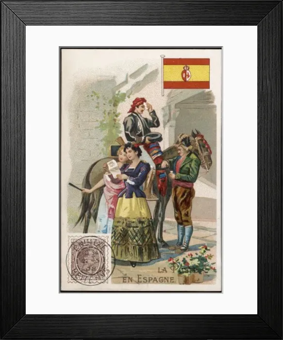 Framed Print : Spanish Postman Framed Print : Spanish Postman