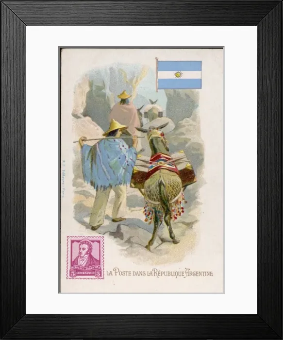 Framed Print : Argentina Postman Framed Print : Argentina Postman