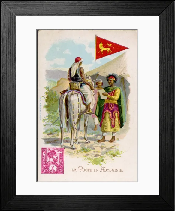 Framed Print : Ethiopian Postman Framed Print : Ethiopian Postman