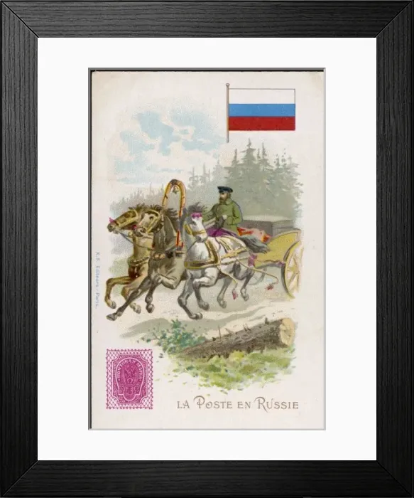 Framed Print : Russian Postman Framed Print : Russian Postman