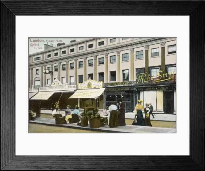 Framed Print : Oxford Circus Flowers Framed Print : Oxford Circus Flowers
