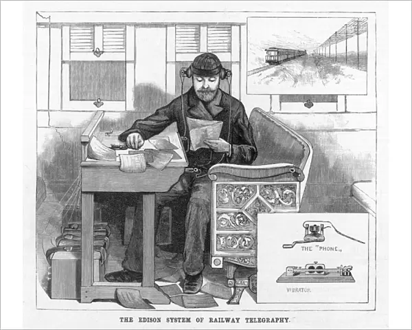 EDISONs TELEGRAPH 1886