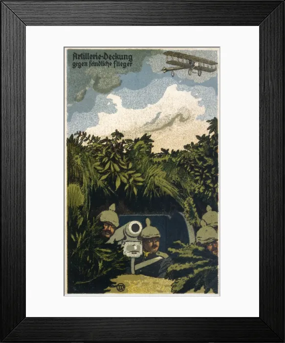 Framed Print : German Anti-Aircraft Framed Print : German Anti-Aircraft