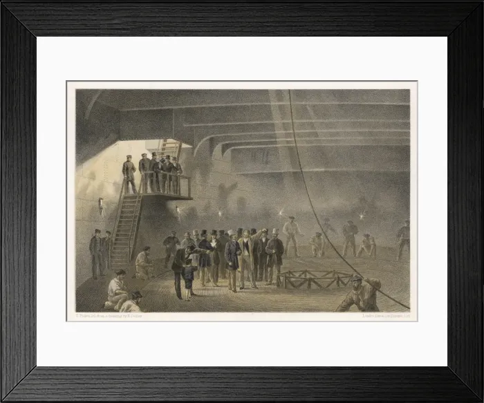Framed Print : Edward Visits Gt Eastern Framed Print : Edward Visits Gt Eastern
