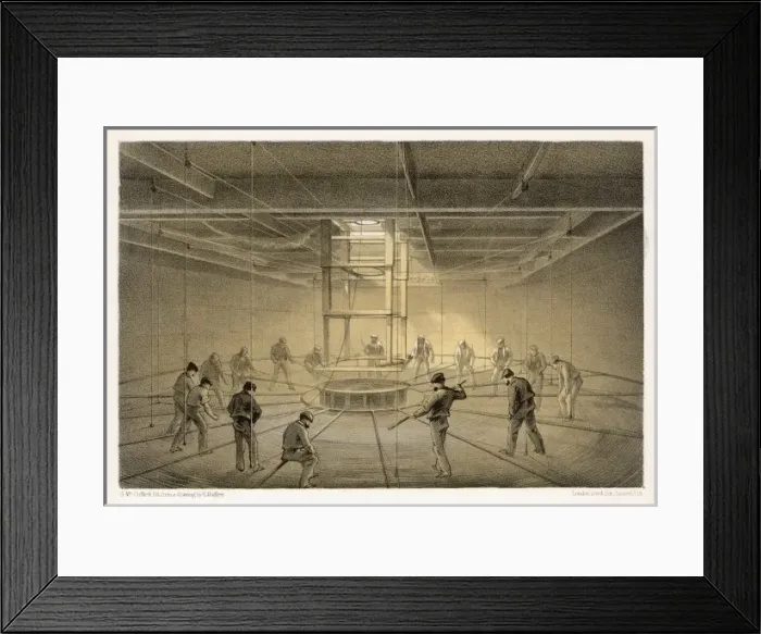Framed Print : Cable Passing Out Framed Print : Cable Passing Out