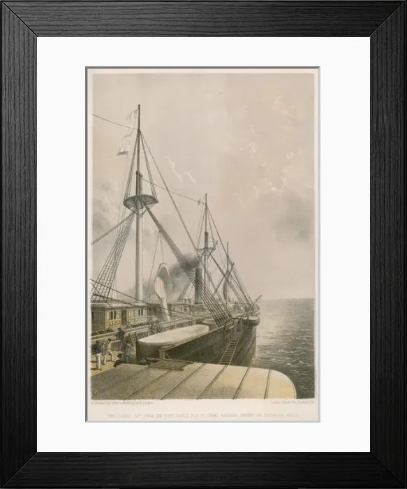 Framed Print : GREAT EASTERN DECK Framed Print : GREAT EASTERN DECK