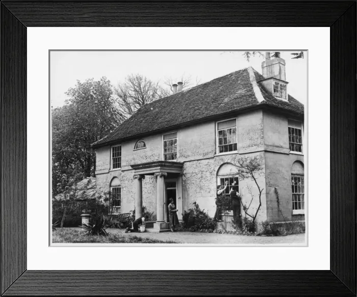 Framed Print : Window Cleaners / Stamford Framed Print : Window Cleaners / Stamford