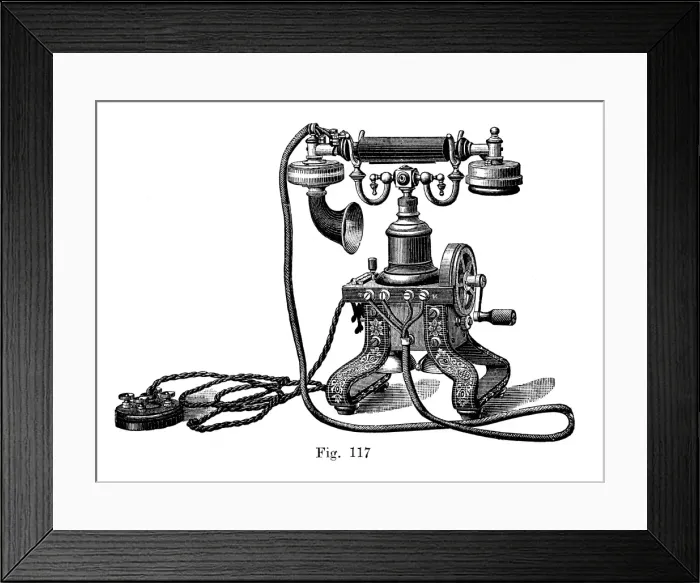 Framed Print : Ericsson Table Phone - 1 Framed Print : Ericsson Table Phone - 1