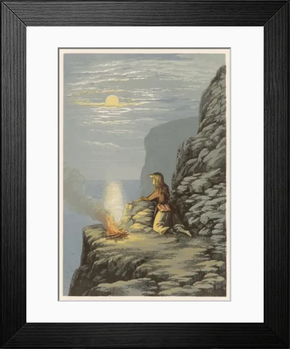 Framed Print : The Signal Fire Framed Print : The Signal Fire