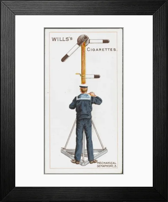 Framed Print : S for Semaphore Framed Print : S for Semaphore
