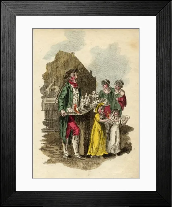 Framed Print : Image Seller in Street Framed Print : Image Seller in Street