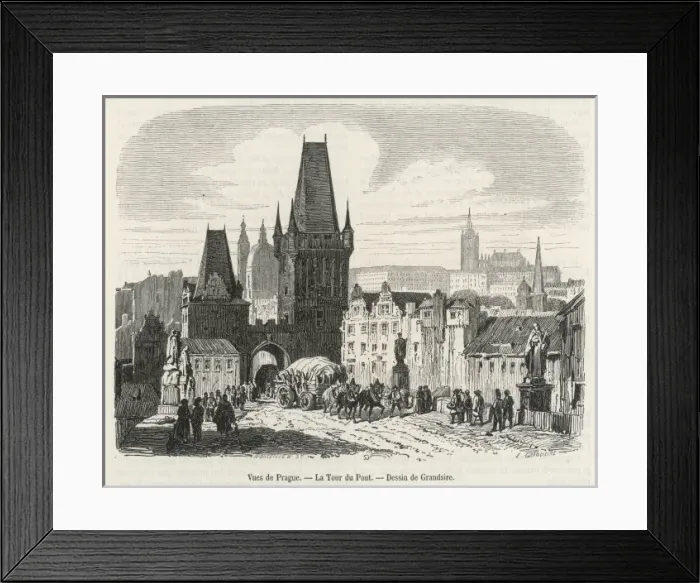 Framed Print : Prague / Tower of Bridge Framed Print : Prague / Tower of Bridge